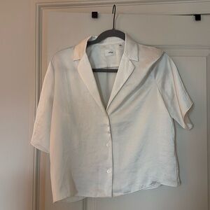 Aritzia Wilfred Beso Satin Shirt